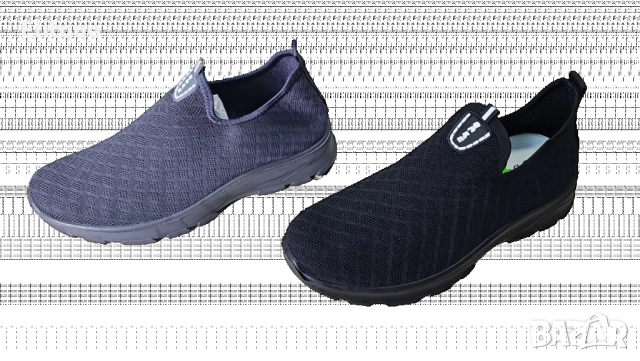 Леки и удобни мъжки мрежести обувки без връзки, снимка 3 - Маратонки - 52870154