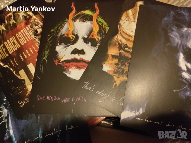 Колекционерско блу рей издание на тъмния рицар трилогия Кристофър Нолан blu ray комплект с колички , снимка 8 - Blu-Ray филми - 52387270