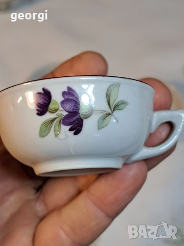 български порцеланов сервиз за ракия завод Сталин Видин 27/5, снимка 5 - Сервизи - 51765729