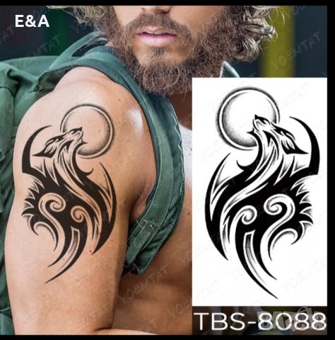 Временни татуировки, снимка 8 - Козметика за тяло - 32466724