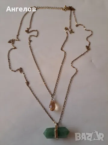 Висулки с полускъпоценни камъни, снимка 4 - Колиета, медальони, синджири - 49372281