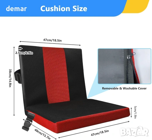 Дебела възглавница за инвалидна количка за облекчаване на болка, 47 X 40 X 5 см, снимка 5 - Други - 53426185