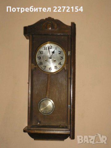 Стенен часовник, снимка 2 - Антикварни и старинни предмети - 28427906