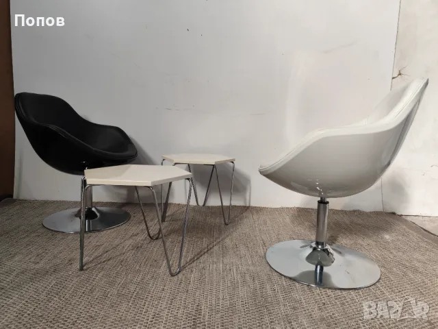 Чифт винтидж  масички за кафе, снимка 3 - Маси - 47441788