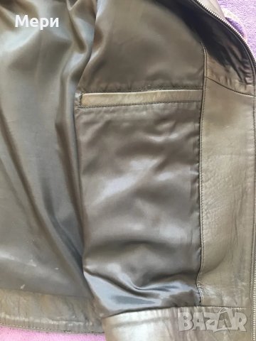 Мъжко кожено яке, снимка 2 - Якета - 49412074
