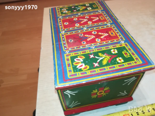 КРАСИВА ДЪРВЕНА КУТИЯ 1708251752, снимка 2 - Антикварни и старинни предмети - 51394461