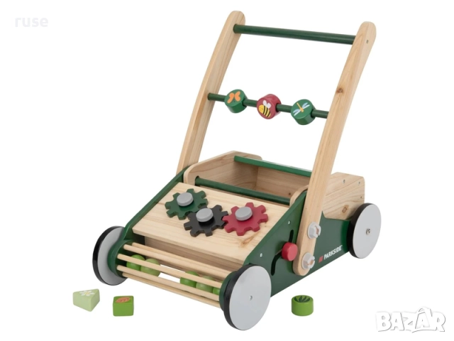 НОВИ! Дървена проходилка Уокър с активности, снимка 6 - Проходилки - 52400596