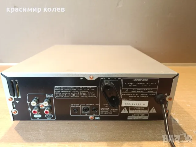 касетен дек "PIONEER T-C3", снимка 6 - Декове - 48895345