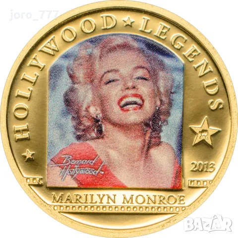 Златна монета "Мерилин Монро" 2013