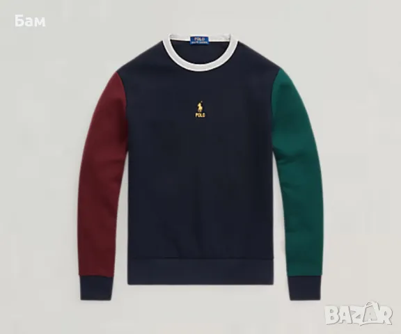 Polo Ralph Lauren Multiblock sweater размер ХЛ Нов без етикет Размер ХЛ Цена:69 лв, снимка 1 - Пуловери - 47538449