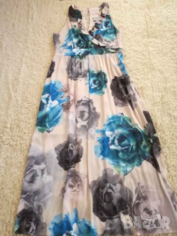 Дълга официална рокля на цветя, снимка 4 - Рокли - 37751451