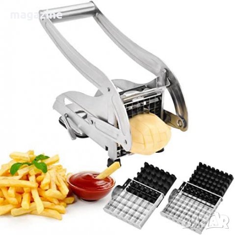 Ръчна пресна за картофки Potato Chipper, снимка 3 - Кухненски роботи - 35281825