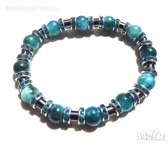 Ново! Гривни от естествени камъни-различни видове, снимка 2 - Гривни - 26989525