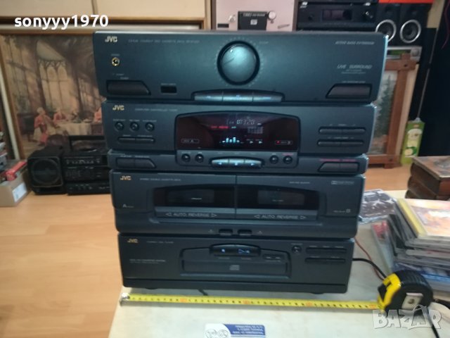 заявено-JVC CA-E48BK RECEIVER-ГОЛЯМА УРЕДБА 40СМ ВИСОКА-ВНОС SWISS 0301241610, снимка 11 - Аудиосистеми - 43641543