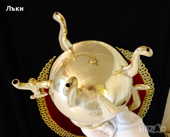 Бронзов диспенсър за вино,ракия,чай,кафе,вода,самовар. , снимка 6 - Антикварни и старинни предмети - 52121468