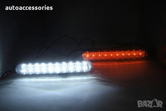 3000051363 LED дневни светлини с функция мигач DRL-06, снимка 3 - Аксесоари и консумативи - 32307634