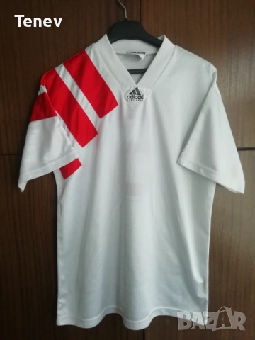 България 1992-1993 Петър Хубчев #5 Adidas мачова оригинална футболна тениска фланелка екип , снимка 2 - Футбол - 53005791