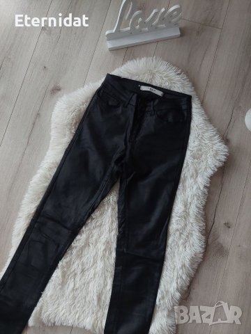 Черен панталон промазка , снимка 5 - Панталони - 38631253