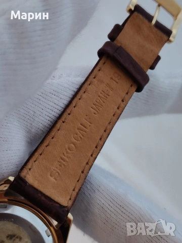 Seiko 5 цвят злато gold, снимка 2 - Мъжки - 53564563