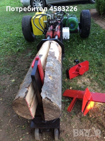 Хидравлина цепачка за дърва