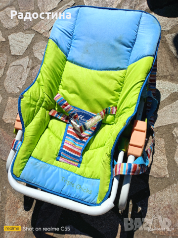 Бебешки шезлонг, снимка 2 - Детски шезлонги - 44909369