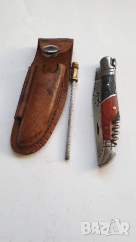 Джобна ножка LAGUIOLE с оригинално масатче и канийка, снимка 3 - Антикварни и старинни предмети - 43077766
