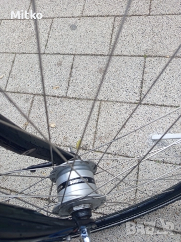 28 цола електрически алуминиев велосипед с 7 скорости усилени капли амортисьори хидравлични спирач, снимка 18 - Велосипеди - 52547922