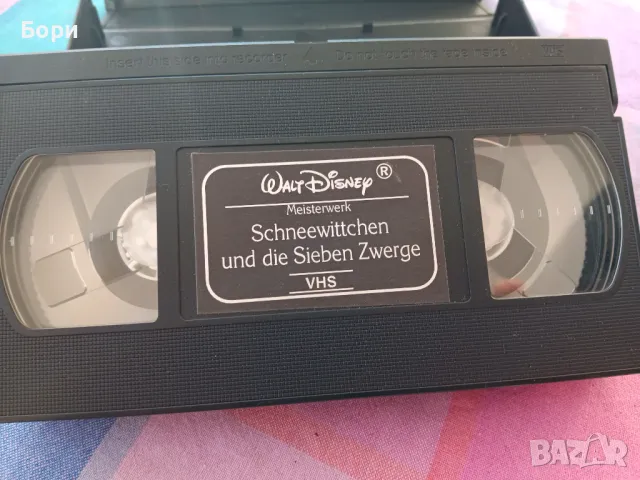 Schneewittchen und die sieben Zwerge ... Walt Disney VHS, снимка 6 - Анимации - 48747182