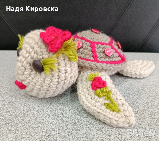 Плетена костенурка , снимка 3 - Други - 53196781