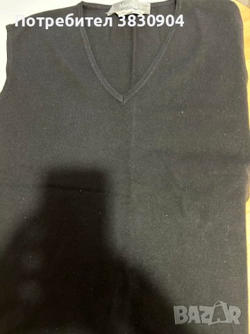 Блуза без ръкав MaxMara, размер M, черна, снимка 7 - Корсети, бюстиета, топове - 44102744