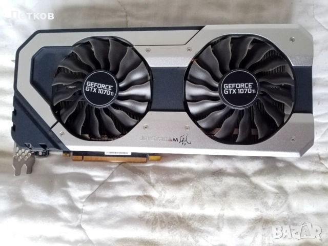 Palit GeForce GTX 1070 Ti JetStream 8GB GDDR5 256bit, снимка 2 - Видеокарти - 52338734
