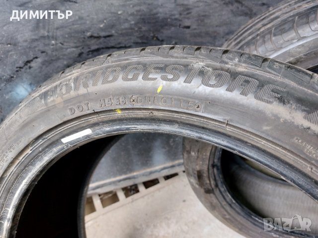 2 бр. Летни Гуми Bridgestone 225 45 19 dot 0115, снимка 5 - Гуми и джанти - 36630496