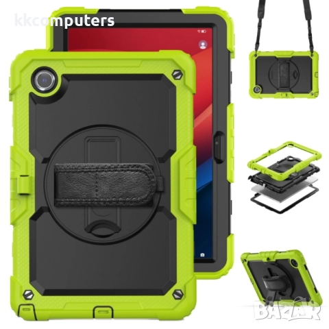 Lenovo Tab M11 /Xiaoxin Pad 2024 Silicone Hybrid PC Tablet Case /Shoulder Strap Удароустойчив Калъф , снимка 2 - Калъфи, кейсове - 52964186