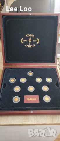 Атина 2004-Сет от 10 Златни монети, снимка 5 - Нумизматика и бонистика - 52534176