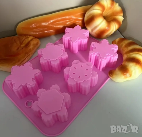 Коледен молд снежинки 