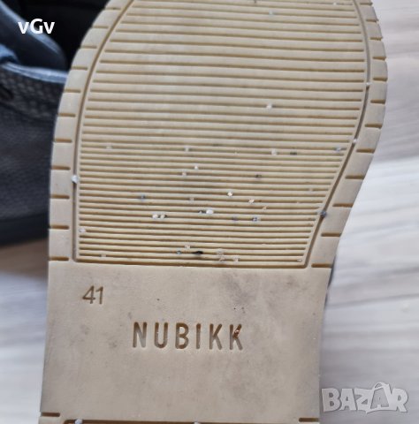 Мъжки кожени кецове Nubikk Lizard - 41 , снимка 11 - Кецове - 38818464