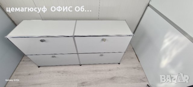 USM  Haller офис бюфет средно сив гланц внос от германия , снимка 11 - Бюфети - 43534421