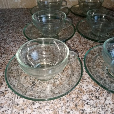 Сервиз за кафе от йенско стъкло , снимка 4 - Сервизи - 43253821