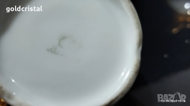 старинен немски порцелан Бавария чайник и каничка , снимка 4 - Антикварни и старинни предмети - 51635841