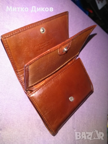 Портфейл Балкан---- марков естествена кожа 125х95мм, снимка 7 - Портфейли, портмонета - 52053354