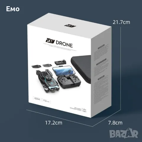 Сгъваем дрон с 8k HD Двойна камера 360 ° на заснемане "Дрон S169 с 4К , снимка 15 - Дронове и аксесоари - 47709703