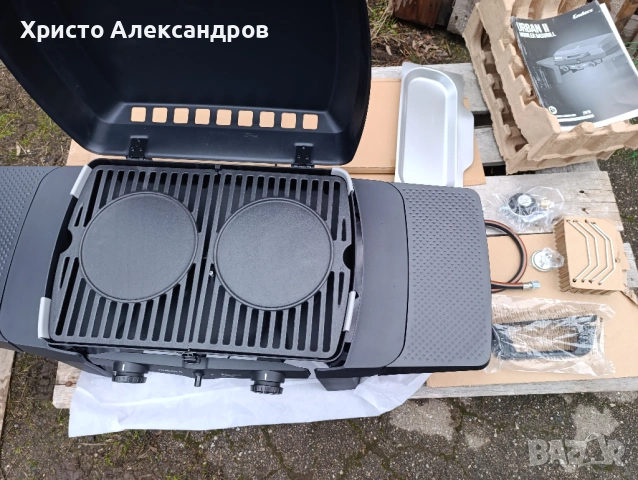Газово барбекю Enders 2 , корпус от лят алуминий, чугунени скари, тавичка за оттичане на мазнина, снимка 7 - Барбекюта - 53600054