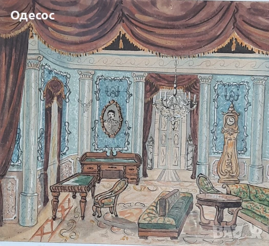 Стара картина на худ.Евгений Ващенко 1887-1979г., снимка 3 - Антикварни и старинни предмети - 50488063