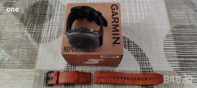 Нов Garmin Epix 2 Sapphire Titanium + оригинална кожена каишка, снимка 2 - Смарт часовници - 43245500