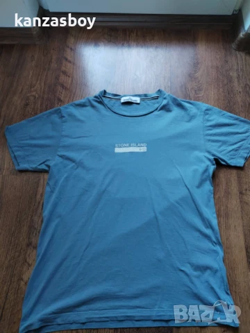 stone island - страхотна мъжка тениска КАТО НОВА Л, снимка 6 - Тениски - 50535898