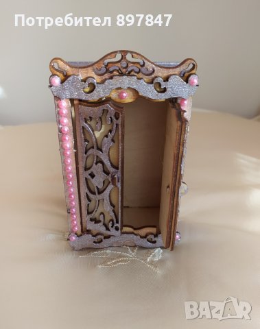 Дървена стаичка с мини мебели , снимка 5 - Играчки за стая - 40877882