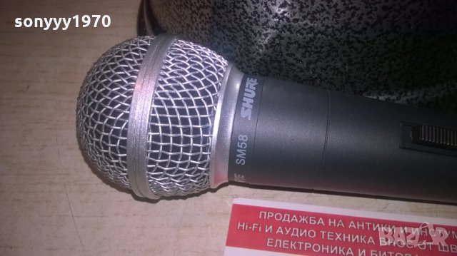 shure sm58 VOCAL-внос швеицария, снимка 11 - Микрофони - 28098846