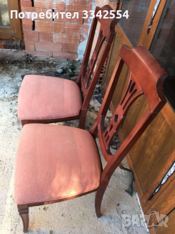 СТОЛ ДЪРВО ТАПИЦЕРИЯ МАСИВ АРИСТОКРАТИЧЕН-2 БР, снимка 2 - Столове - 38456916