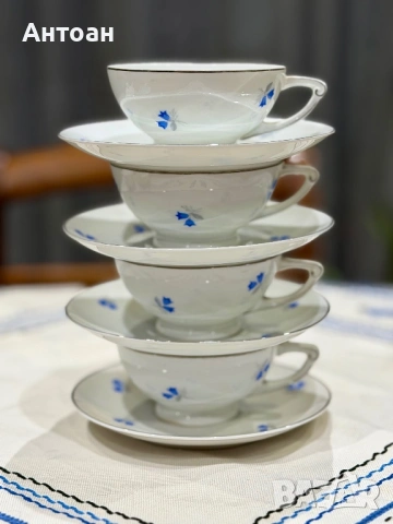 Сервиз за кафе - Чехословакия 1930 г. , снимка 11 - Антикварни и старинни предмети - 53263044