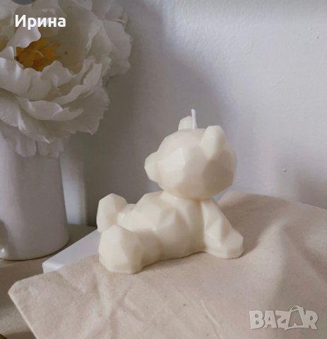 Ароматна свещ мече, candle bear , снимка 3 - Декорация за дома - 43989210